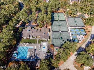 Custom modern French Country estate located on the 24th fairway on Governors Club in North Carolina - for sale on GolfHomes.com, golf home, golf lot