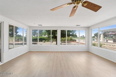 Move in ready home on the golf course is now available in the on Sun City South Golf Course in Arizona - for sale on GolfHomes.com, golf home, golf lot