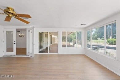Move in ready home on the golf course is now available in the on Sun City South Golf Course in Arizona - for sale on GolfHomes.com, golf home, golf lot