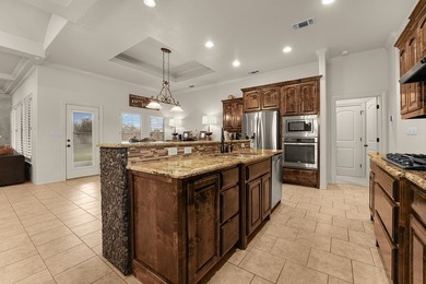 Stunning Mission Estates custom home with elegant finishes. This on Club at Mission Dorado in Texas - for sale on GolfHomes.com, golf home, golf lot