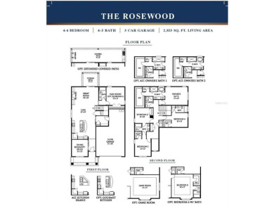 Under Construction. Sample Image Rosewood floor plan by Dream on Bella Collina Golf Club in Florida - for sale on GolfHomes.com, golf home, golf lot