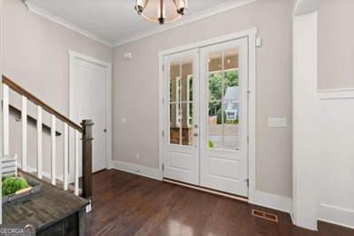 Welcome home to timeless Craftsman charm and modern on Woodmont Golf and Country Club in Georgia - for sale on GolfHomes.com, golf home, golf lot