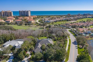 Listen to the waves crashing on the beach from this custom pool on Hammock Dunes Club in Florida - for sale on GolfHomes.com, golf home, golf lot