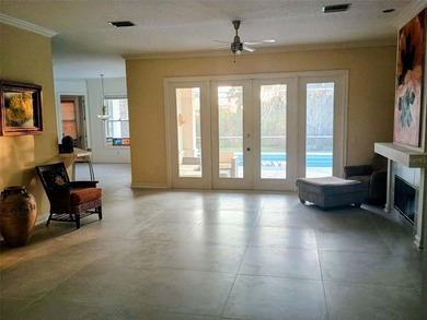 Listen to the waves crashing on the beach from this custom pool on Hammock Dunes Club in Florida - for sale on GolfHomes.com, golf home, golf lot