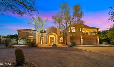 Welcome to this custom-built masterpiece nestled on a secluded 1 on The Country Club At DC Ranch in Arizona - for sale on GolfHomes.com, golf home, golf lot