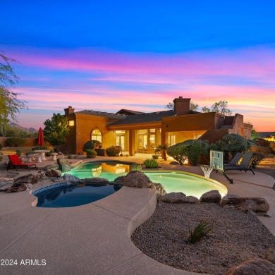 Welcome to this custom-built masterpiece nestled on a secluded 1 on The Country Club At DC Ranch in Arizona - for sale on GolfHomes.com, golf home, golf lot