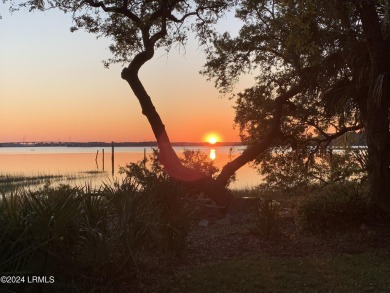 One of the last waterfront lots facing Skull Creek and the on Daufuskie Island Resort in South Carolina - for sale on GolfHomes.com, golf home, golf lot