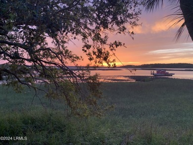 One of the last waterfront lots facing Skull Creek and the on Daufuskie Island Resort in South Carolina - for sale on GolfHomes.com, golf home, golf lot