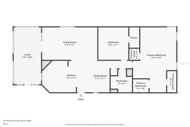 NO BOND OR CDD!! 2 Bedroom, 2 Bathroom, 1 Car Carport with on Orange Blossom Hills Golf and Country Club in Florida - for sale on GolfHomes.com, golf home, golf lot