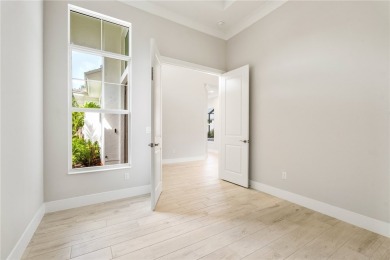 Fabulously new (Fall/2024) home w. expansive outdoor pool & on Indian River Club in Florida - for sale on GolfHomes.com, golf home, golf lot