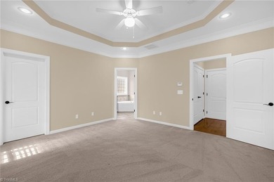 Welcome home to this well-maintained home nestled within the on Meadowlands Golf Club in North Carolina - for sale on GolfHomes.com, golf home, golf lot