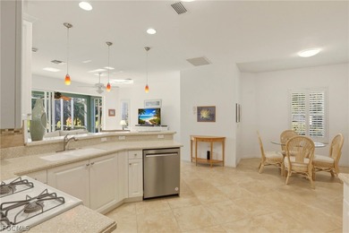 Enjoy this cute 2 bedroom, 2 bath attached villa in a quiet on Pelican Preserve Golf Club in Florida - for sale on GolfHomes.com, golf home, golf lot