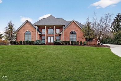 Experience luxury living in this stunning 6-bedroom, 5-bathroom on Edgewood Golf Club in Indiana - for sale on GolfHomes.com, golf home, golf lot