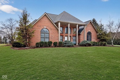Experience luxury living in this stunning 6-bedroom, 5-bathroom on Edgewood Golf Club in Indiana - for sale on GolfHomes.com, golf home, golf lot