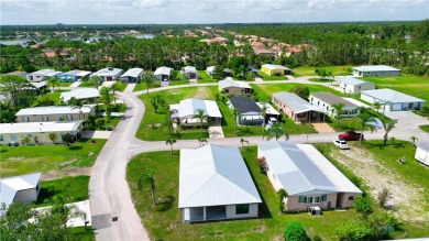 2022 Built 2/2/1 CBS with a metal roof.  The  home is situated on Spanish Lakes Country Club in Florida - for sale on GolfHomes.com, golf home, golf lot