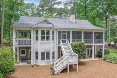 This 4600 square foot home sits on the 5th hole of the Preserve on Reynolds Lake Oconee - The Oconee in Georgia - for sale on GolfHomes.com, golf home, golf lot