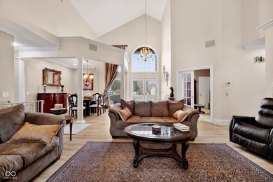 Experience luxury living in this stunning 6-bedroom, 5-bathroom on Edgewood Golf Club in Indiana - for sale on GolfHomes.com, golf home, golf lot