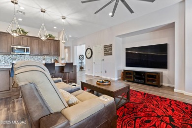 Discover elegance and modern comfort in this stunning Viva model on Saddlebrooke Ranch Golf Club in Arizona - for sale on GolfHomes.com, golf home, golf lot