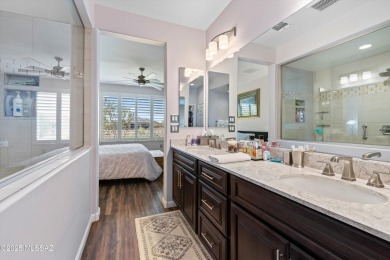 Discover elegance and modern comfort in this stunning Viva model on Saddlebrooke Ranch Golf Club in Arizona - for sale on GolfHomes.com, golf home, golf lot