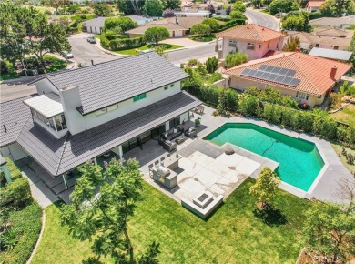 Stunning reimagined contemporary styled home with sleek clean on El Niguel Country Club in California - for sale on GolfHomes.com, golf home, golf lot