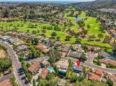 Stunning reimagined contemporary styled home with sleek clean on El Niguel Country Club in California - for sale on GolfHomes.com, golf home, golf lot