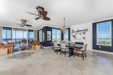 Extraordinary style abounds in this edgy coastal condo perched on Burnt Store Golf Club in Florida - for sale on GolfHomes.com, golf home, golf lot