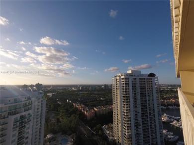 High-floor corner unit with panoramic ocean, Intracoastal & city on Turnberry Isle Resort and Club in Florida - for sale on GolfHomes.com, golf home, golf lot