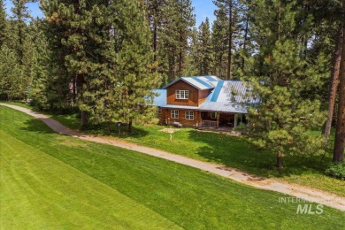 Charming and beautiful log home perfectly located on the 18th on Terrace Lakes Golf Resort in Idaho - for sale on GolfHomes.com, golf home, golf lot
