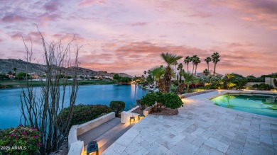 VIEWS, VIEWS VIEWS!!!! Waterfront, golf course, AND mountain on The Foothills Golf Club in Arizona - for sale on GolfHomes.com, golf home, golf lot