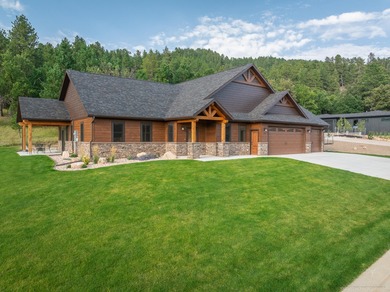 RARE BLACK HILLS GEM! Nearly new, fully-furnished custom home in on Boulder Canyon Country Club in South Dakota - for sale on GolfHomes.com, golf home, golf lot