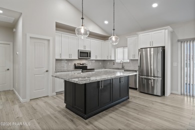 Welcome to your nearly new custom home where modern meets on Wickenburg Country Club in Arizona - for sale on GolfHomes.com, golf home, golf lot