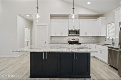 Welcome to your nearly new custom home where modern meets on Wickenburg Country Club in Arizona - for sale on GolfHomes.com, golf home, golf lot