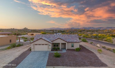 Welcome to your nearly new custom home where modern meets on Wickenburg Country Club in Arizona - for sale on GolfHomes.com, golf home, golf lot