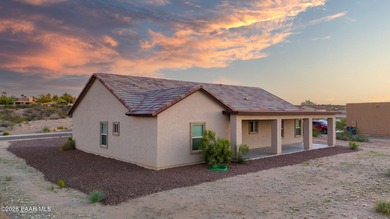 Welcome to your nearly new custom home where modern meets on Wickenburg Country Club in Arizona - for sale on GolfHomes.com, golf home, golf lot