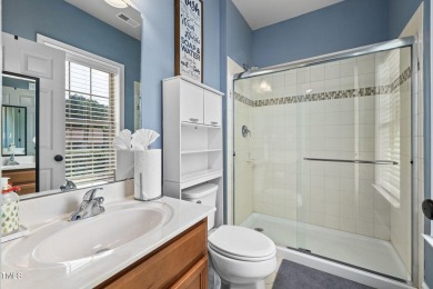 Welcome to 7632 Summer Pines Way in the exclusive Hasentree on Hasentree Club in North Carolina - for sale on GolfHomes.com, golf home, golf lot