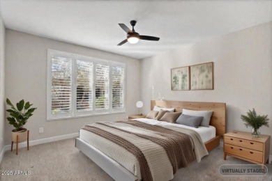 Experience luxury living in this impeccable 2-bedroom PLUS DEN on Tuscany Falls At Pebble Creek in Arizona - for sale on GolfHomes.com, golf home, golf lot