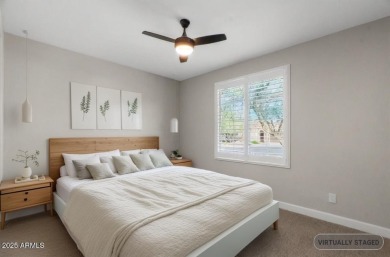 Experience luxury living in this impeccable 2-bedroom PLUS DEN on Tuscany Falls At Pebble Creek in Arizona - for sale on GolfHomes.com, golf home, golf lot
