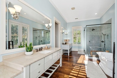 The largest available property in Mount Pleasant's coveted 29464 on Patriots Point Links on Charleston Harbor in South Carolina - for sale on GolfHomes.com, golf home, golf lot