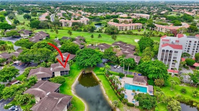 Lovely 2 bedroom, 2 bath Cayman model on the second floor on Boca Pointe Country Club in Florida - for sale on GolfHomes.com, golf home, golf lot