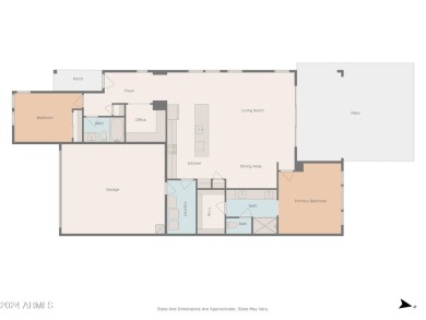 Situated on a desirable premium lot, this Evia floorplan in the on Vista Verde Golf Course in Arizona - for sale on GolfHomes.com, golf home, golf lot