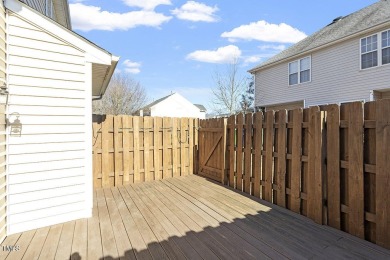 Welcome to this beautifully updated 2 bedroom end-unit home in a on Hedingham Golf and Athletic Club in North Carolina - for sale on GolfHomes.com, golf home, golf lot