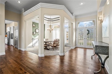 Experience luxury living in this beautifully designed reverse 1 on Falcon Ridge Golf Course in Kansas - for sale on GolfHomes.com, golf home, golf lot