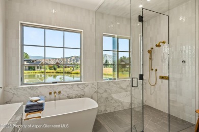 Just completed, this exceptional new home sits on a quiet pond on Aspen Glen Club in Colorado - for sale on GolfHomes.com, golf home, golf lot