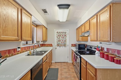 Welcome to your desert oasis in the peaceful Tierra Grande on Tierra Grande Golf Club in Arizona - for sale on GolfHomes.com, golf home, golf lot