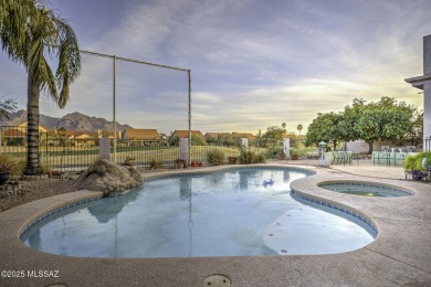 Discover luxurious living in this elegant 5-bedroom+den on El Conquistador Country Club - Conquistador in Arizona - for sale on GolfHomes.com, golf home, golf lot