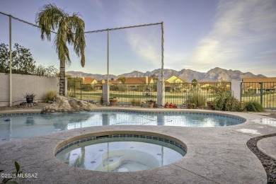 Discover luxurious living in this elegant 5-bedroom+den on El Conquistador Country Club - Conquistador in Arizona - for sale on GolfHomes.com, golf home, golf lot