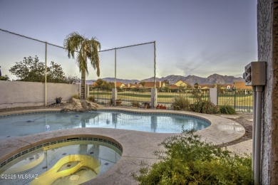 Discover luxurious living in this elegant 5-bedroom+den on El Conquistador Country Club - Conquistador in Arizona - for sale on GolfHomes.com, golf home, golf lot