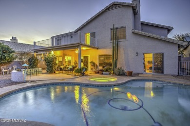 Discover luxurious living in this elegant 5-bedroom+den on El Conquistador Country Club - Conquistador in Arizona - for sale on GolfHomes.com, golf home, golf lot