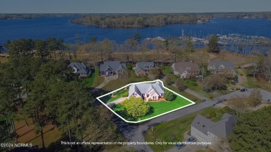 This stunning water view home in the desirable Fairview on Sound Golf Links at Albemarle Plantation in North Carolina - for sale on GolfHomes.com, golf home, golf lot