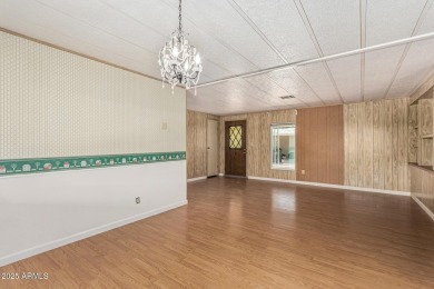 This spacious home features a SPLIT floorplan w/ 3 BEDROOMS & 2 on Sun Lakes Country Club in Arizona - for sale on GolfHomes.com, golf home, golf lot